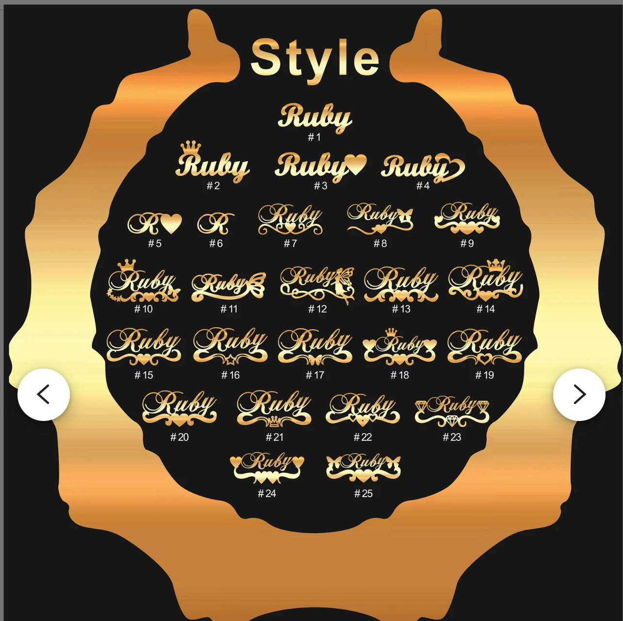 Gold Customizable Earrings