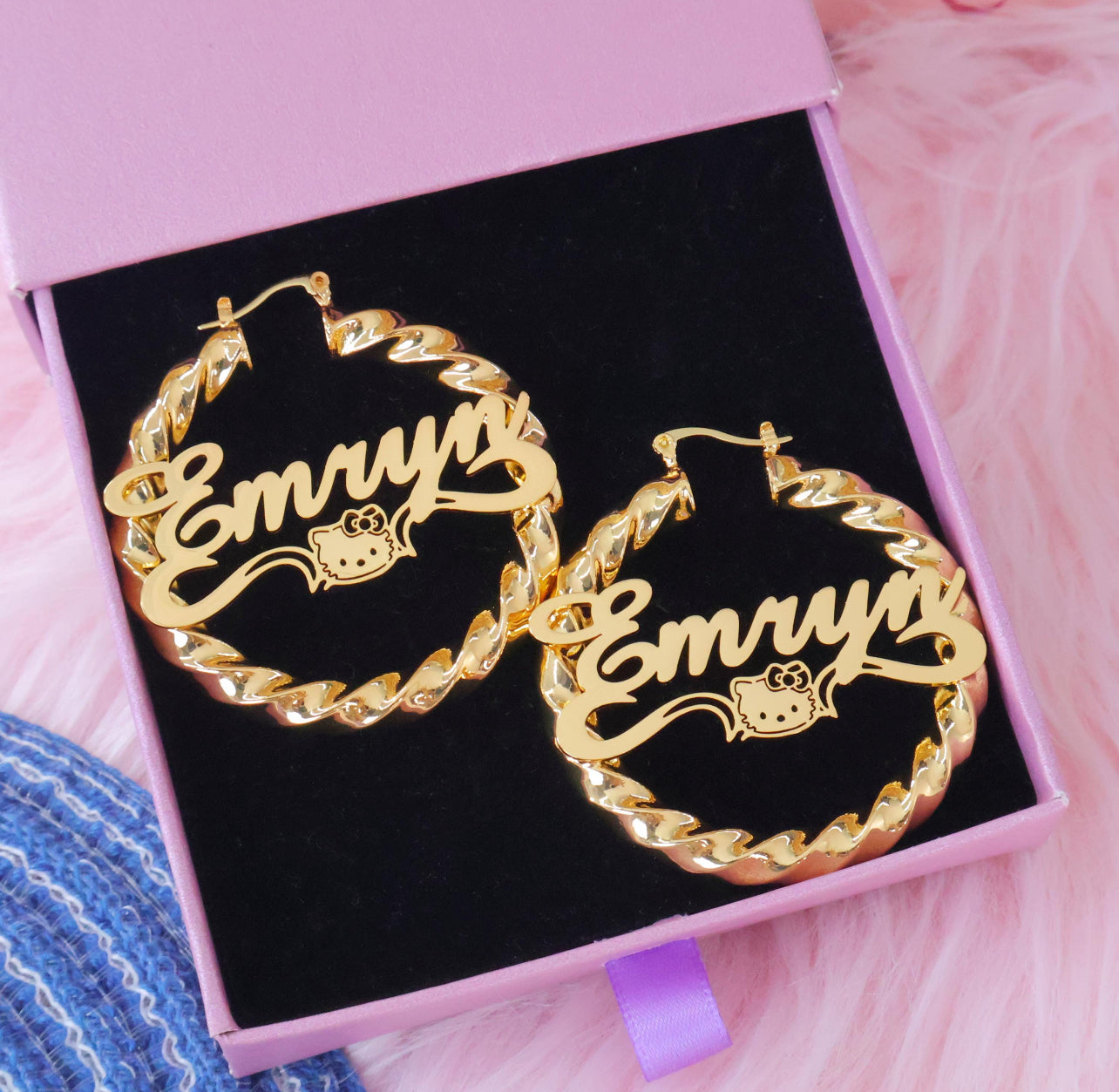 Gold Customizable Earrings
