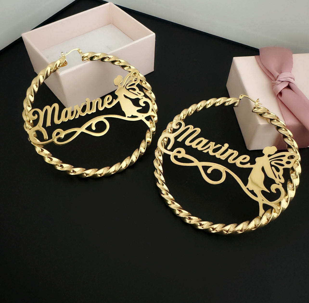 Gold Customizable Earrings